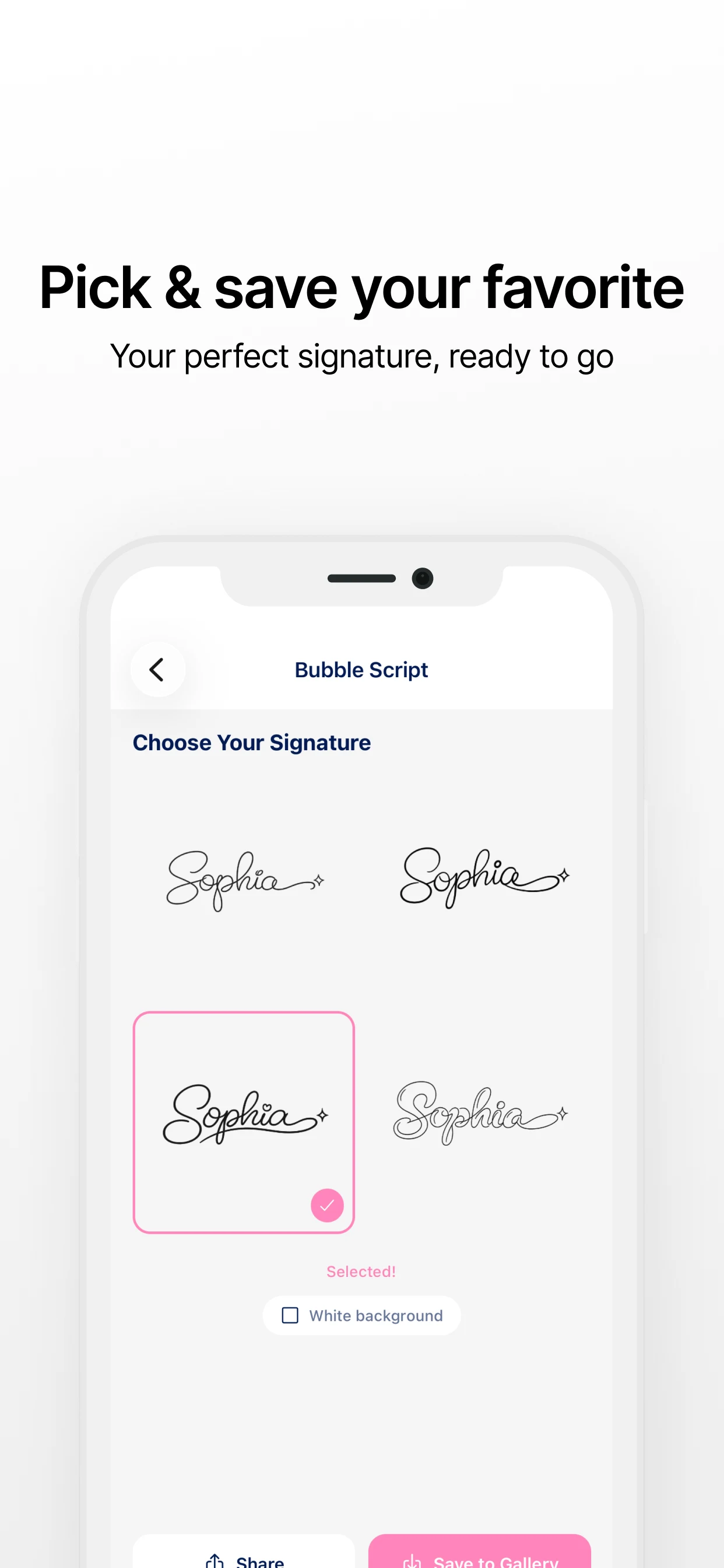 Signee - Your Signature Style screenshot