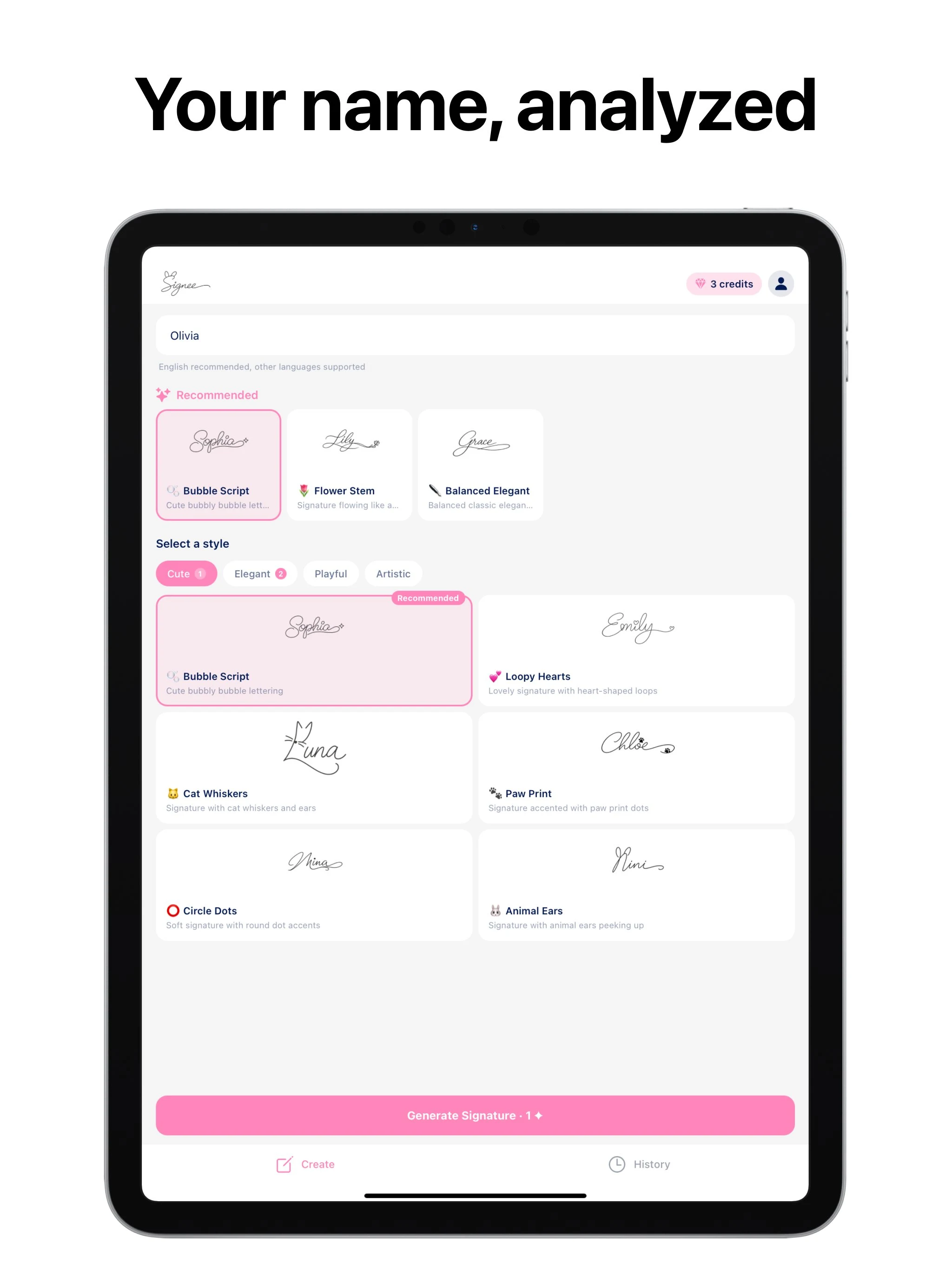 Signee screenshot